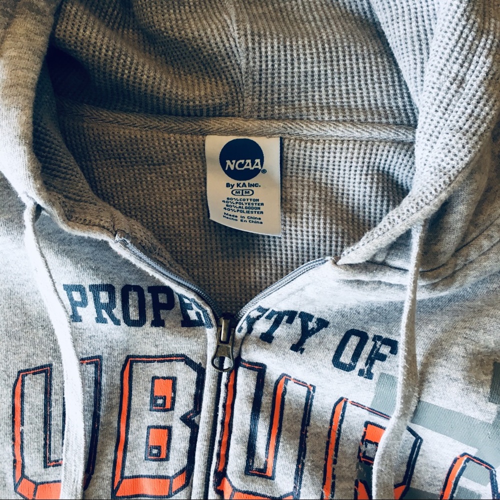 AUBURN TIGERS Full Zip Hoodie Jacket Men’s MEDIUM - Picture 4 of 4